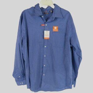 NWT Van Heusen Men's Multi Blue Classic Fit Shirt Sz. L